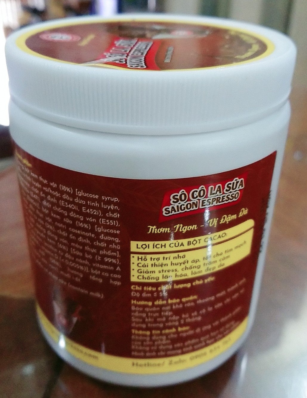 Sô cô la sữa Saigon Espresso hòa tan - Hủ nhựa 300g. Giá đã bao gồm VAT - Hình ảnh 3