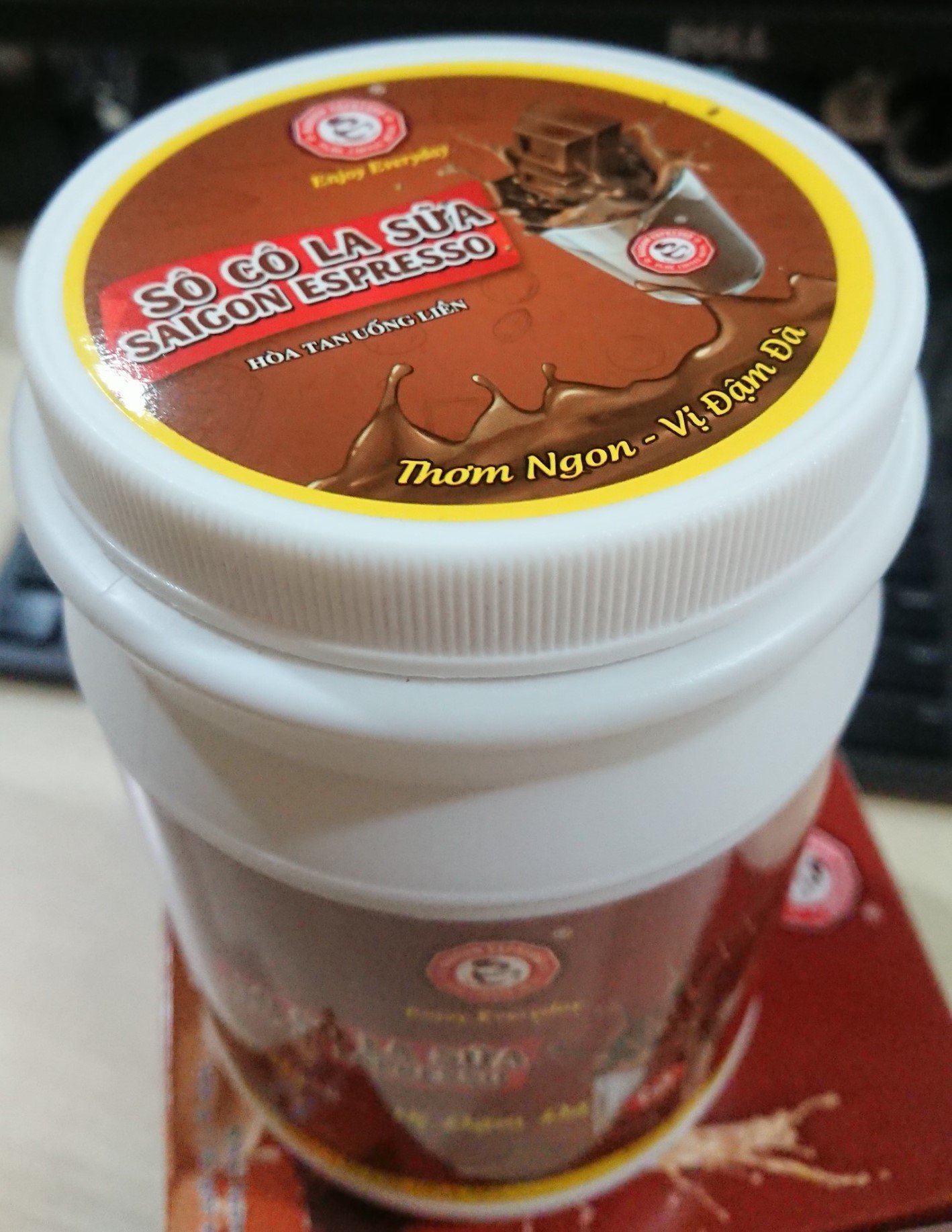 Saigon Espresso Instant Milk Chocolate - Plastic jar 500g. Price includes VAT. - Image 4