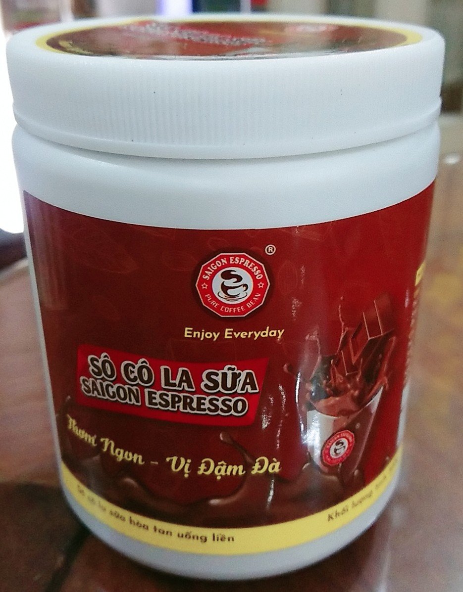 Sô cô la sữa Saigon Espresso hòa tan - Hủ nhựa 300g. Giá đã bao gồm VAT