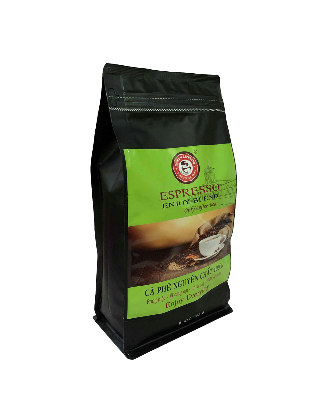 Espresso Roasted bean coffee - Enjoy Blend, SAIGON ESPRESSO; 500g/bag. Price includes VAT - Hình ảnh 3